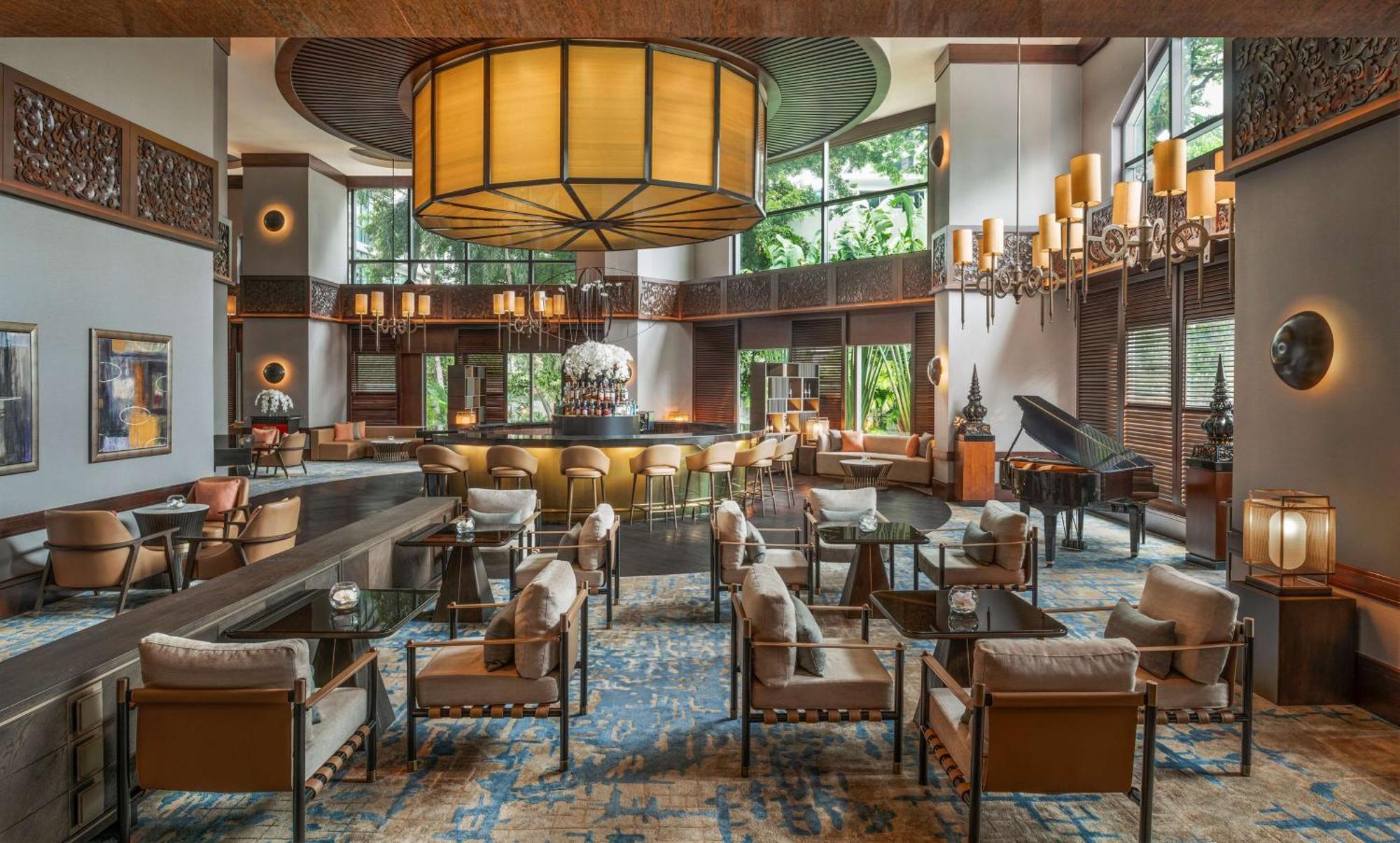 Conrad Bangkok Otel Dış mekan fotoğraf The Bar